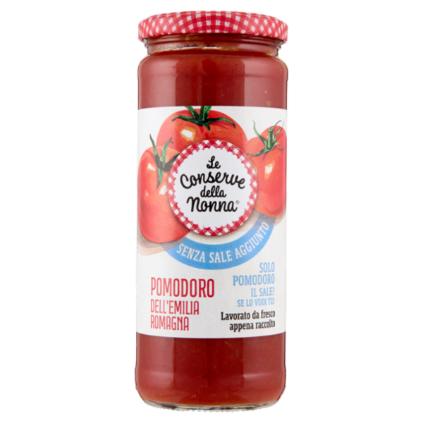 Le Conserve della Nonna Pomodoro dell'Emilia Romagna Senza Sale Aggiunto 420 g