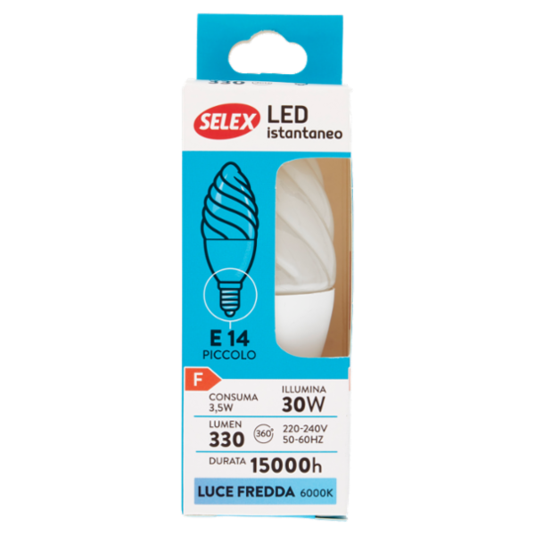 Selex Lampadina Led SMD Torciglione E14 4W