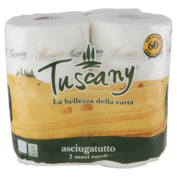 Tuscany asciugatutto maxi rotoli 2 pz