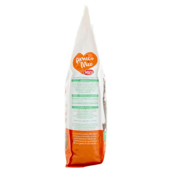 Selex Amico Mio Gatto Croccantini con Carne, Pesce e Verdure 2 kg