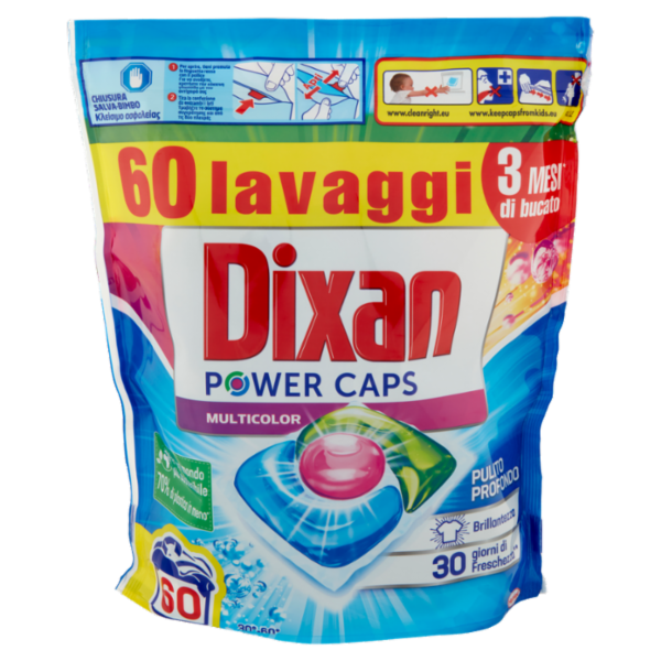 Dixan PowerCaps Color 60wl (900g)