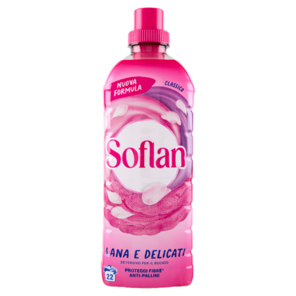 Soflan detersivo liquido Classico, per lana e delicati 900 ml