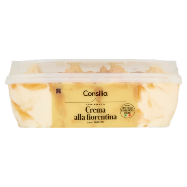 Consilia Gelato Crema Fiorentina con Pezzi di Amaretti 500 g