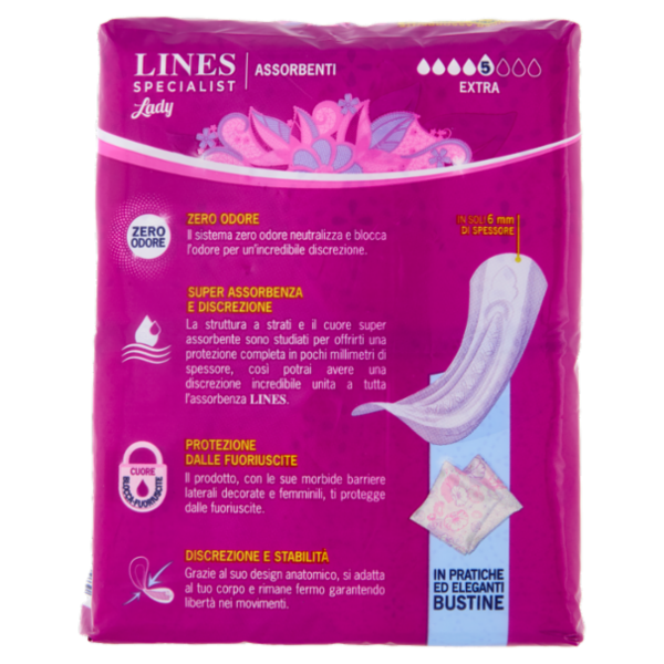 Lines Specialist Lady Assorbenti Extra 10 pz