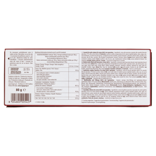 Lago Roll Speculoos 80 g