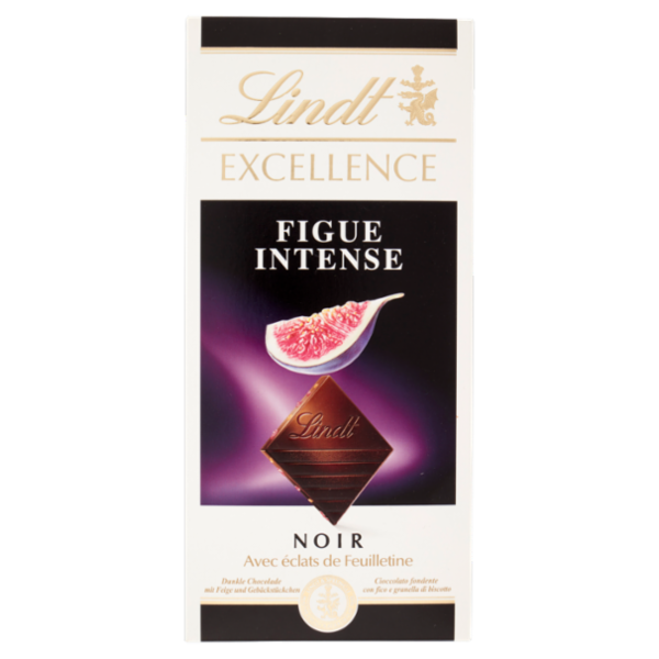Lindt Excellence Tavoletta Cioccolato Fondente Fico 100 g