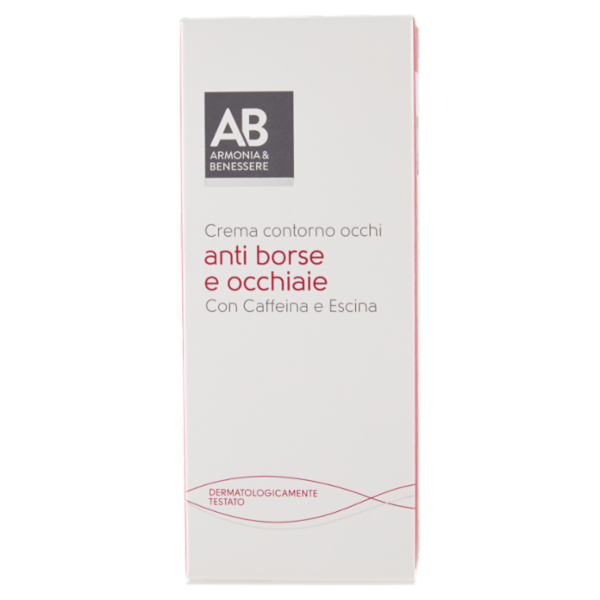 Armonia & Benessere Crema Contorno Occhi Antiborse e Occhiaie con Caffeina e Escina 15 ml