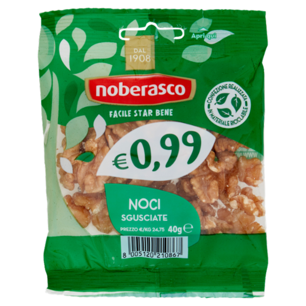 noberasco € 0,99 Noci Sgusciate 40 g