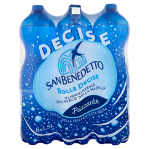 San Benedetto Acqua Minerale Dal Parco Della Majella Fonte Primavera Frizzante 6 x 1,5 L