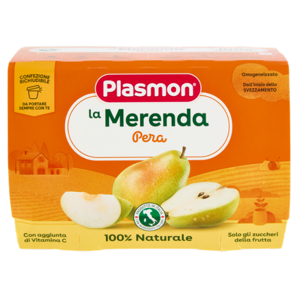 Plasmon la Merenda Omogeneizzato Pera 4 x 100 g