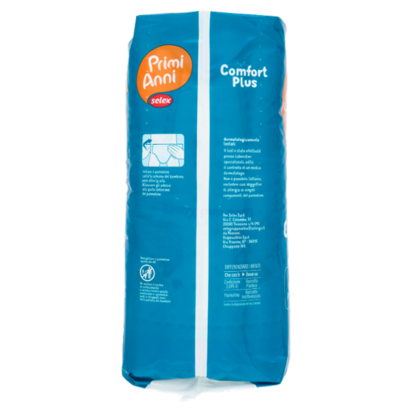 Selex Primi Anni Pannolini per Bambini Dry Comfort Junior 11-25 kg 18 pezzi