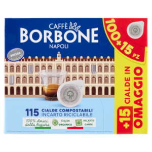 Caffè Borbone Miscela Decisa Cialde Compostabili* 115 x 7,2 g