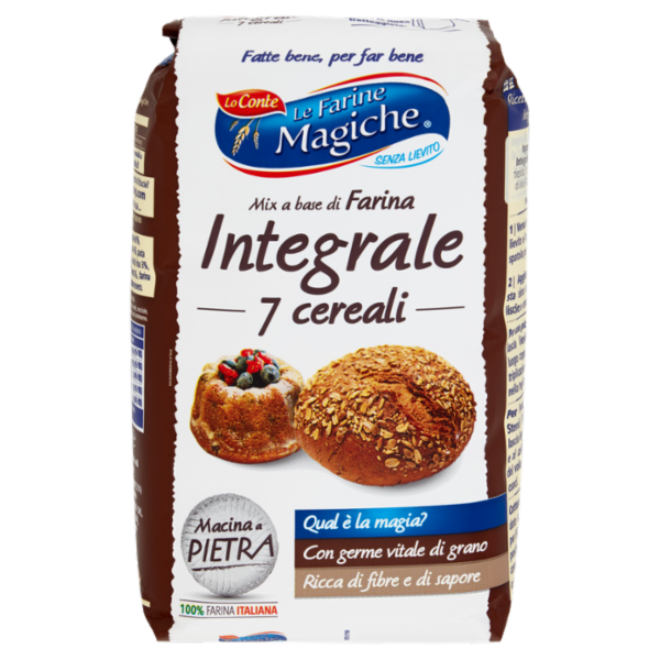 Le Farine Magiche Mix a base di Farina Integrale 7 cereali 900 g