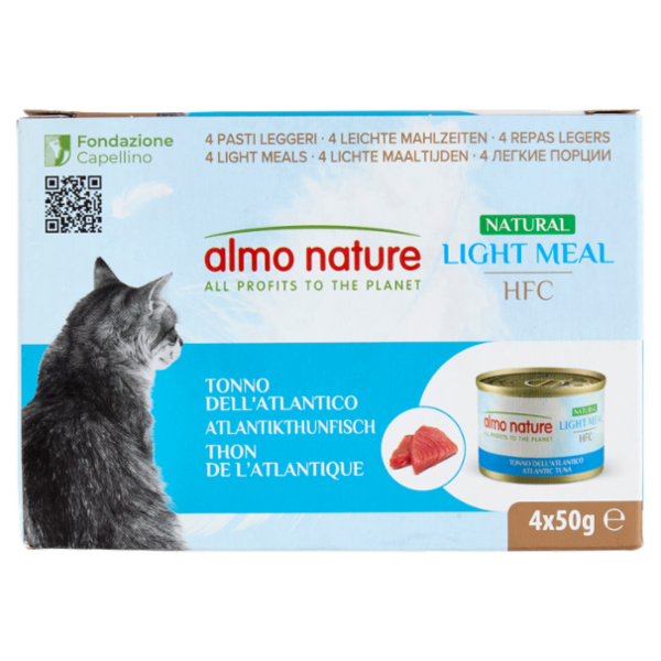 almo nature Natural Light Meal HFC Tonno dell'Atlantico 4 x 50 g