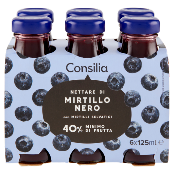 Consilia Nettare di Mirtillo Nero 6x125 ml
