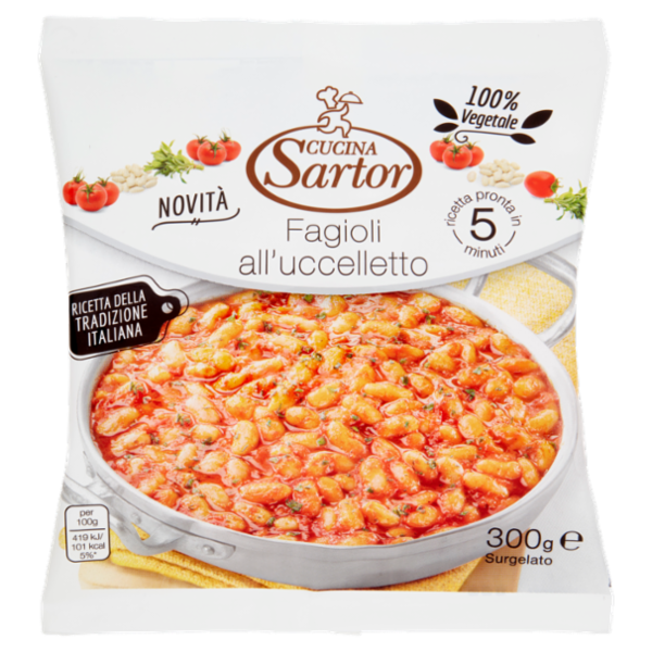 Cucina Sartor Fagioli all'uccelletto Surgelato 300 g
