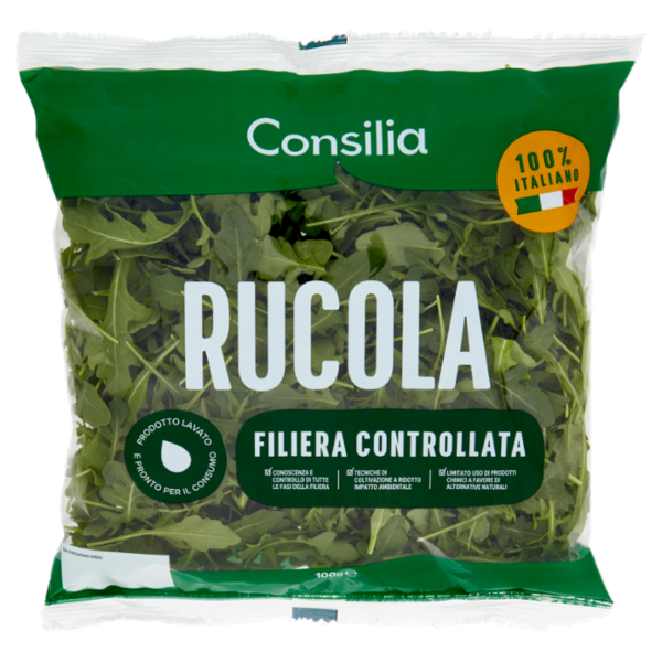 Consilia Rucola Lavata e Pronta per il Consumo 100 g
