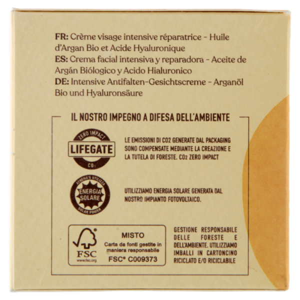 l'Erboristica Trattamento Intensivo Riparatore Viso Antirughe Idratante 50 ml