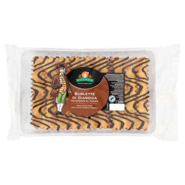 Gecchele Burlette di Gianduia Ricoperte al Cacao 200 g