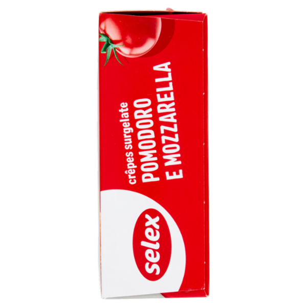 Selex Crêpes Surgelate Mozzarella e Pomodoro 4 pezzi 250 g