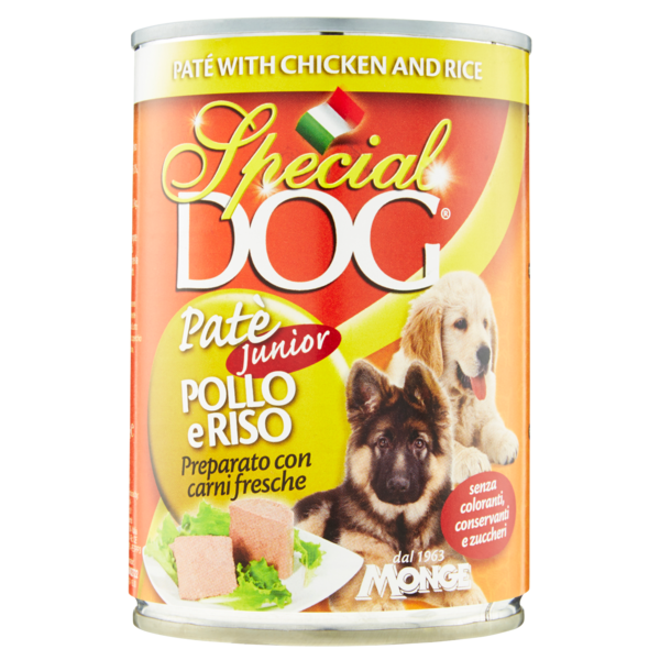 Special Dog Patè Junior Pollo e Riso 400 g
