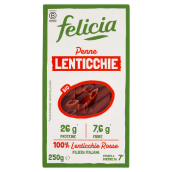 Felicia Penne Lenticchie Bio 250 g