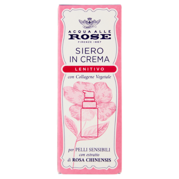 Acqua alle Rose Siero in Crema Lenitivo per Pelli Sensibili 30 ml