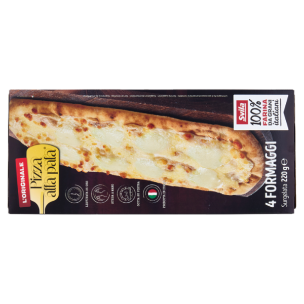 Pizza alla pala 4 Formaggi Surgelata 220 g