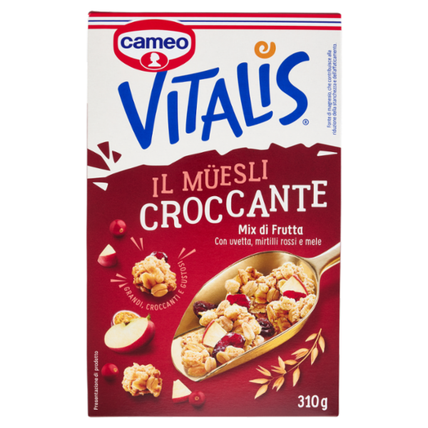 cameo Vitalis il Müesli Croccante Mix di Frutta 310 g