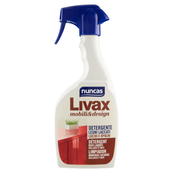 nuncas Livax mobili & design Detergente Legni Laccati Lucidi e Opachi 500 ml