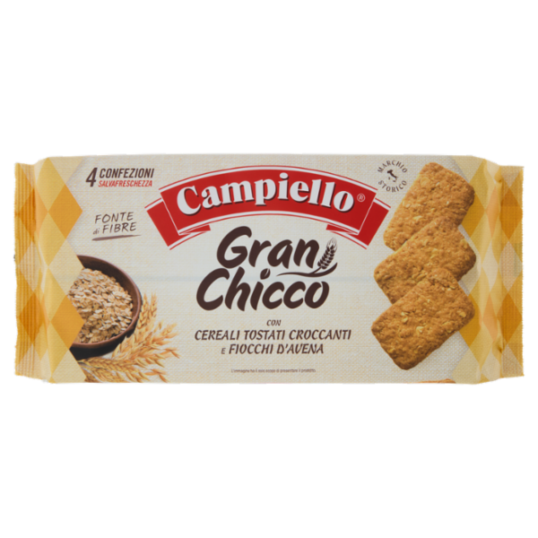 Campiello Gran Chicco con Cereali Tostati Croccanti e Fiocchi d'Avena 410 g
