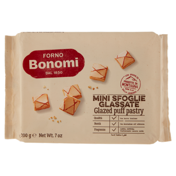 Forno Bonomi Mini Sfoglie Glassate 200 g