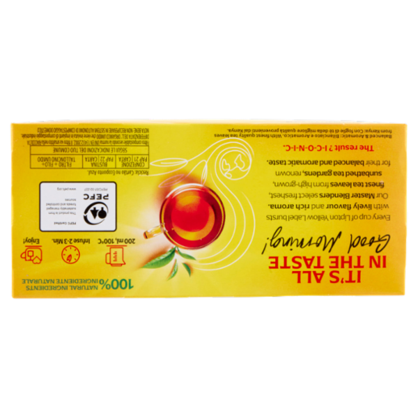 Lipton Yellow Label Classico 25 Filtri Compostabili 37,5 g