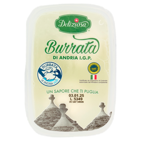 Deliziosa Burrata di Andria I.G.P. 2 x 100 g