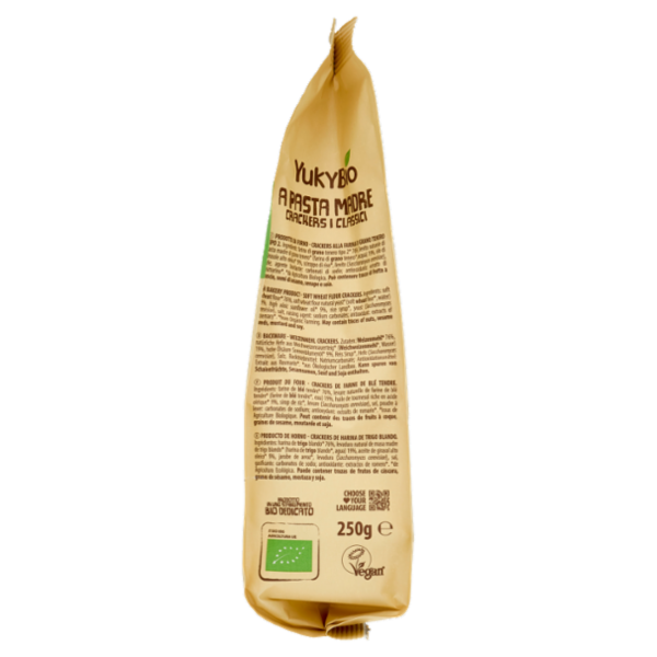 YukyBio A Pasta Madre Crackers Bio i Classici 250 g