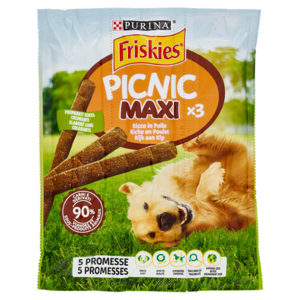 PURINA FRISKIES Picnic Maxi Pollo 3 snacks 45 g