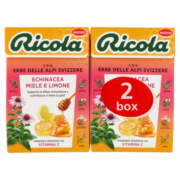 Ricola Echinacea Miele e Limone 2 x 50 g