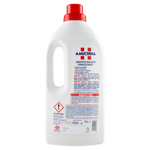 Amuchina Additivo Bucato Igienizzante con Ammorbidente 1 L