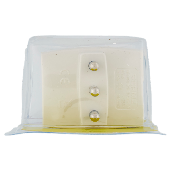 Selex Adattatore Pluristandard Spina 16A + 2 Prese Bivalenti + 1 Presa Tedesca Bianco