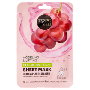 Organic Shop Modeling & Lifting Sheet Mask Grape & Plant Collagen 25 g