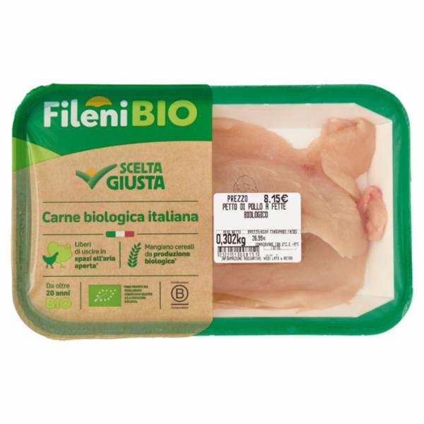 Fileni Bio Petto Di Pollo A Fette Biologico