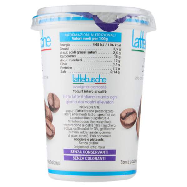 lattebusche yogurt Caffè 500 g