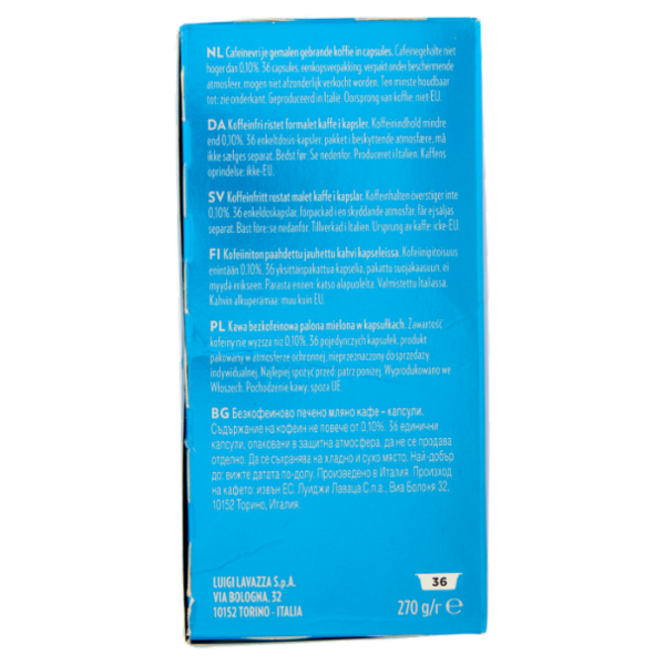 Lavazza A Modo Mio Decaf Classico 36 Capsule 270 g