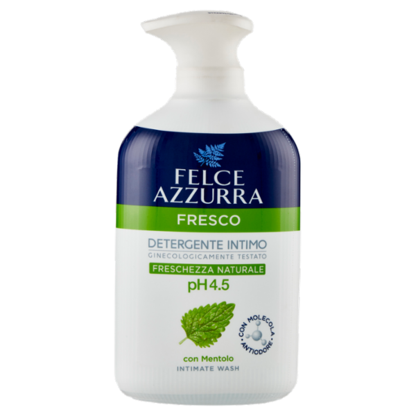 Felce Azzurra Fresco Detergente Intimo Freschezza Naturale pH 4.5 250 ml