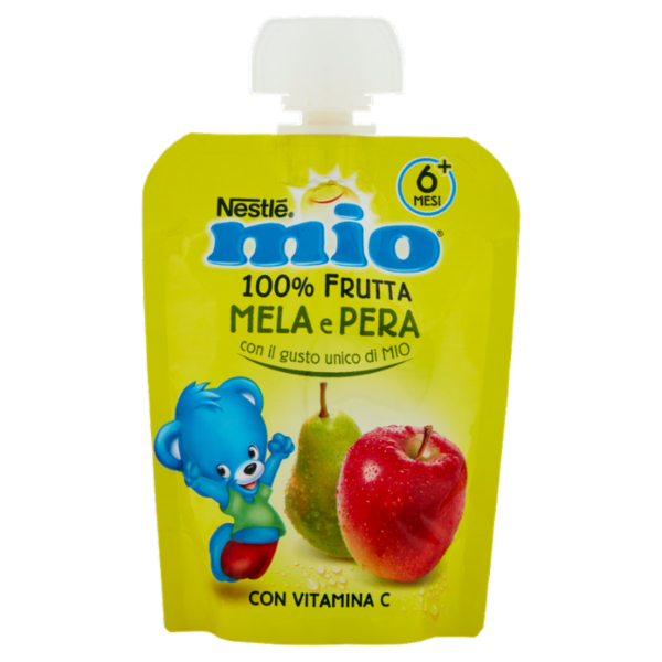 NESTLÉ MIO Merenda da spremere Mela e Pera pouch 90 g