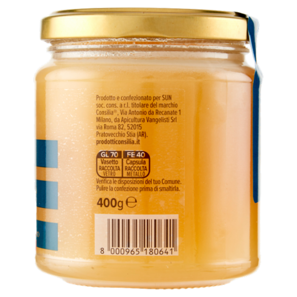 Consilia Optima Miele di Limone 100% Italiano 400 g