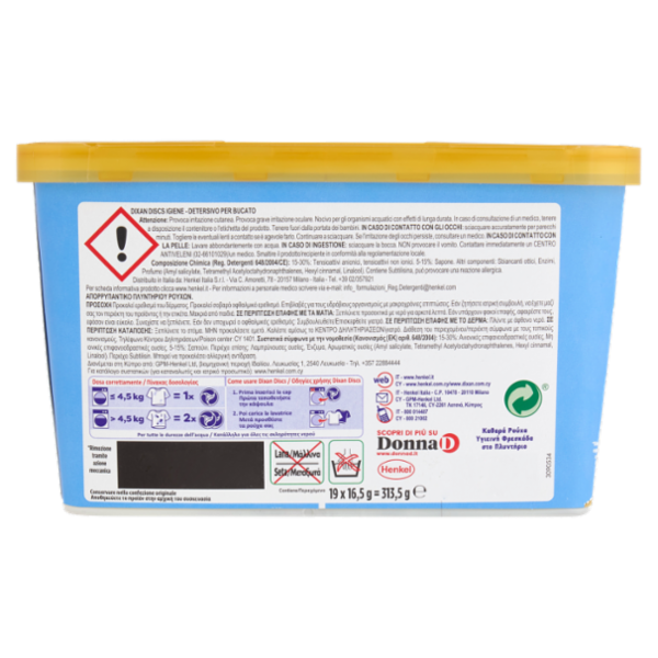 DIXAN Discs Expert Igiene 19pz (313,5g)