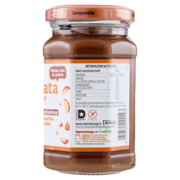 Rigoni di Asiago Nocciolata la Crunchy bio 250 g