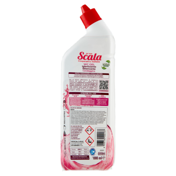 Scala WC Gel Igienizzante Sbiancante Candeggina 1L