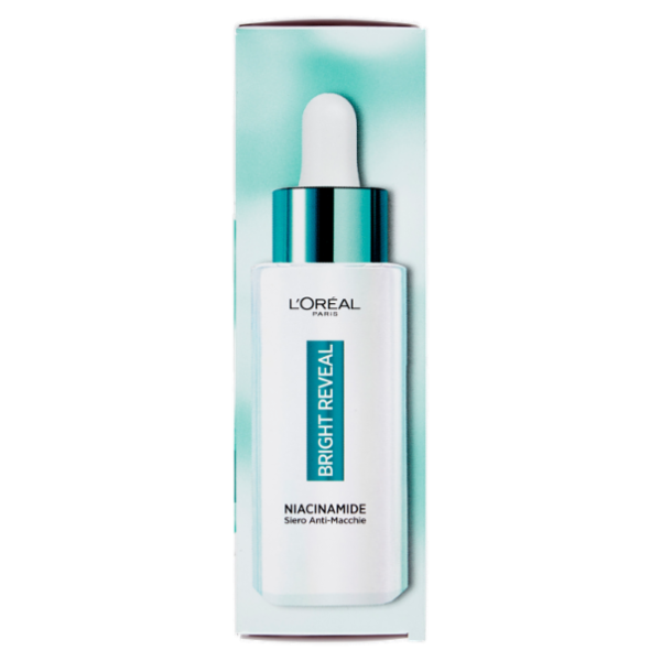 L'Oréal Paris Bright Reveal Siero Anti-Macchie 10% [Niacinamide + Acido Ammino-Solfonico], 30 ml